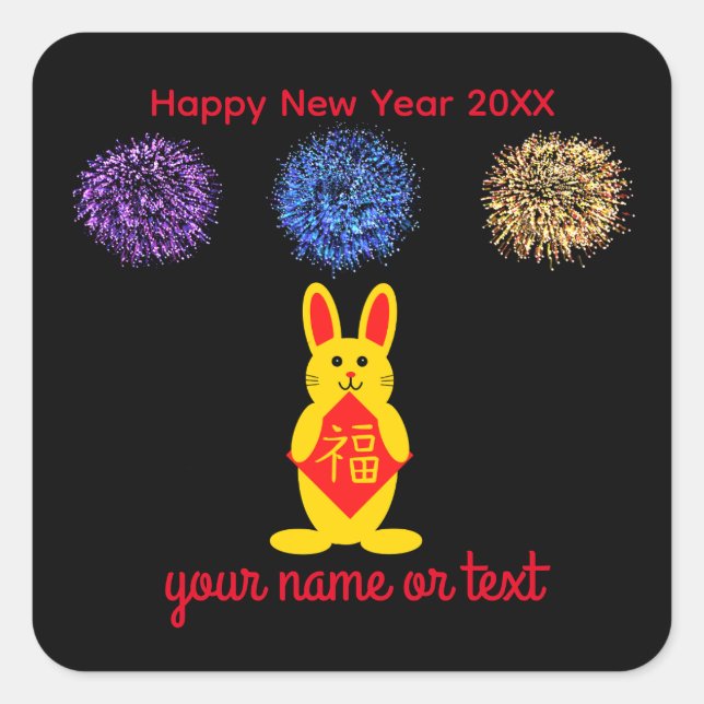 Lucky Rabbit #2-2 Stickers (Vorderseite)