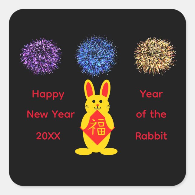 Lucky Rabbit #2 Stickers (Vorderseite)