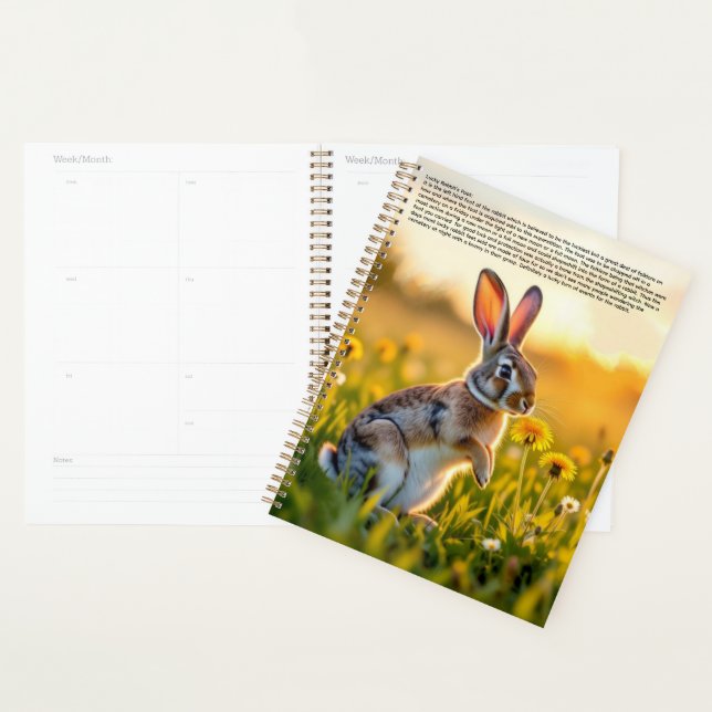 Lucky Rabbit Foot Calendar (Devant avec enveloppe)