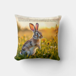 Lucky Rabbit Foot Kissen