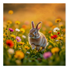 Lucky Rabbit Foot Poster