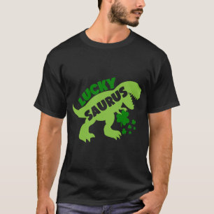 Lucky Saurus - St. Patrick's Day Dino T-Shirt