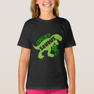 Lucky Saurus - St. Patrick's Day Dino T-Shirt