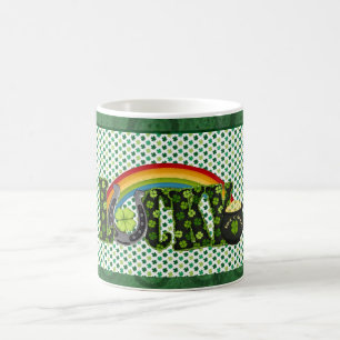 Lucky Shamrock Jour de la Saint Patrick café Mug