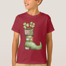 Lucky Shamrock St. Patrick's Day Kinder Regenbogen T-Shirt