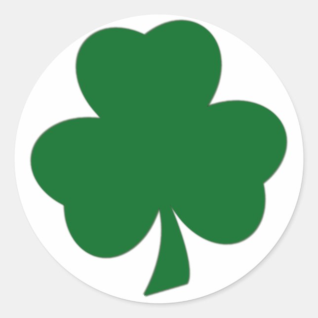 Lucky Shamrock Stickers (Vorderseite)