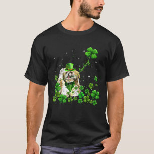 Lucky Shih Tzu Kleeblatt St Patricks Day T-Shirt