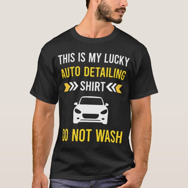 Lucky Shirt Auto Detaillierte Details (Vorderseite)
