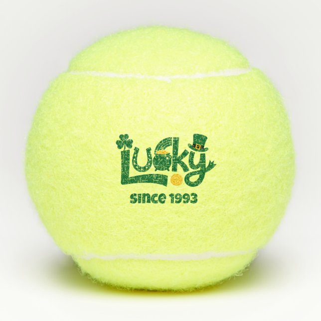 Lucky since Year Tennisbälle (Vorderseite)