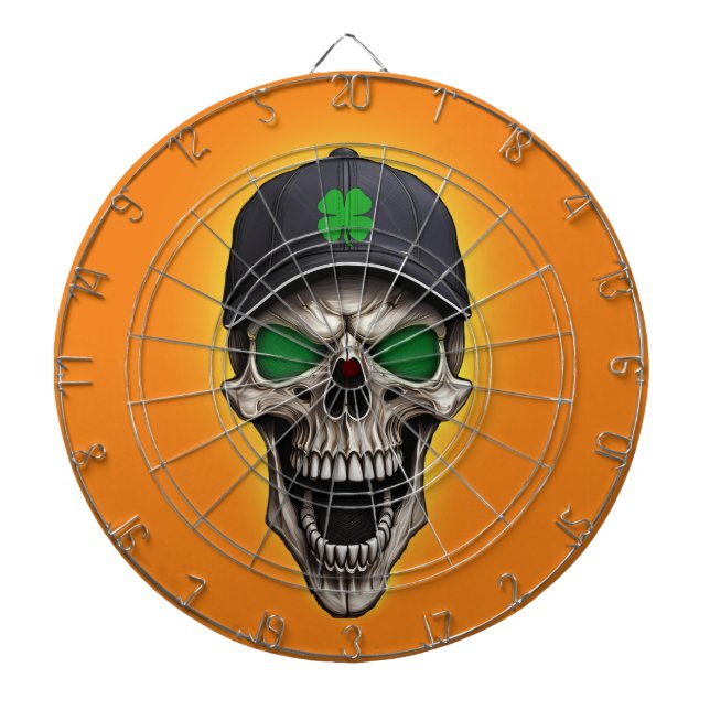 Lucky Skull Horror Dartscheibe (vorne)