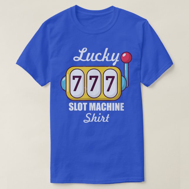 Lucky Slot Machine Casino Night Roulette  T-Shirt (Design vorne)