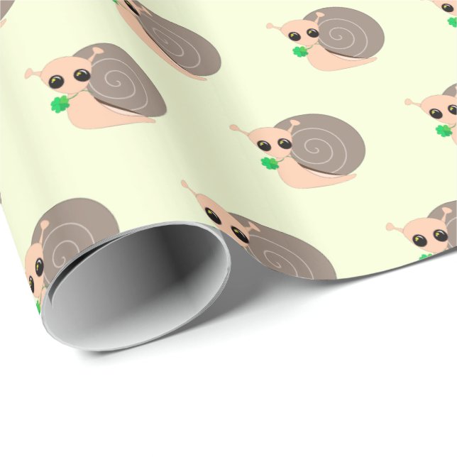 Lucky Snail Geschenkpapier (Rolleneckpunkt)