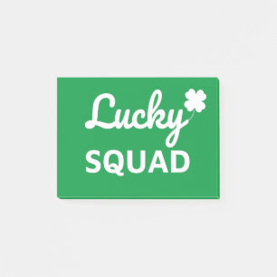 Lucky Squad St. Patrick's Day Post-it Klebezettel