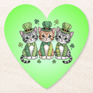 Lucky St. Patrick’s Day Kittens-47474 Untersetzer