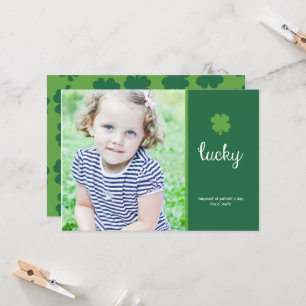 Lucky St. Patrick's Day Carte photo
