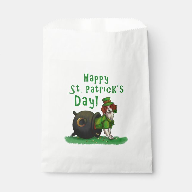 Lucky St. Patrick's Day Dog Geschenktütchen (Vorderseite)