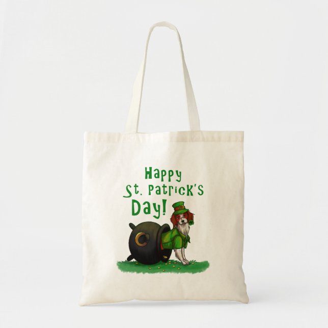 Lucky St. Patrick's Day Dog Tragetasche (Vorne)
