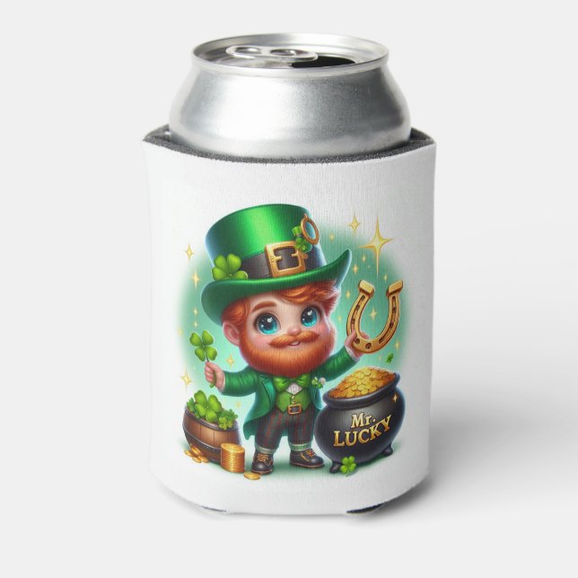 Lucky St. Patrick's Day Dosenkühler (Kanne Rückseite)