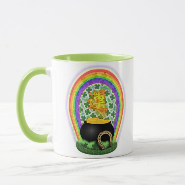 Lucky St Patricks Day Tasse (Links)