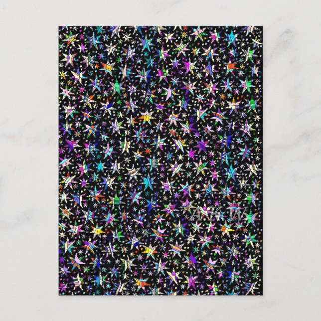 Lucky Stars Postkarte (Vorderseite)