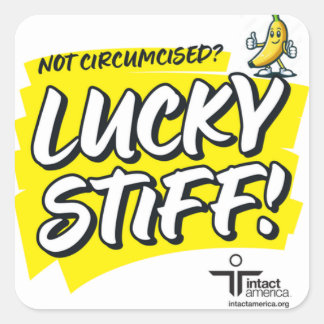 Lucky Stiff — Sticker — gelb