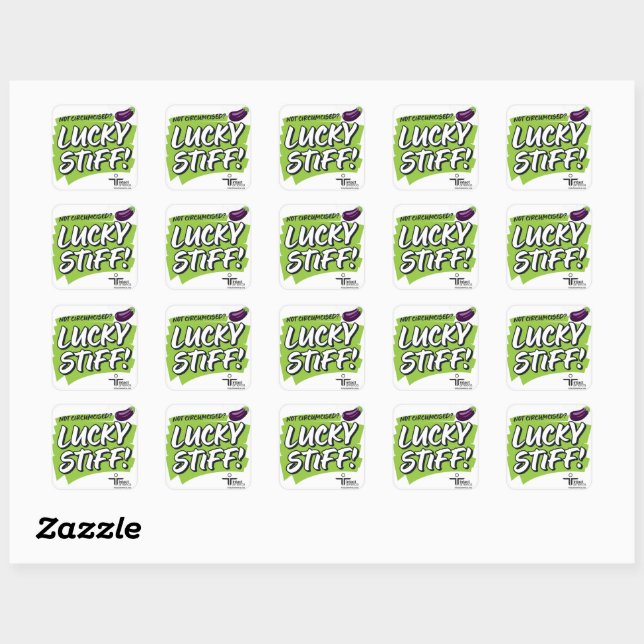 Lucky Stiff — Sticker — grün (Blatt)