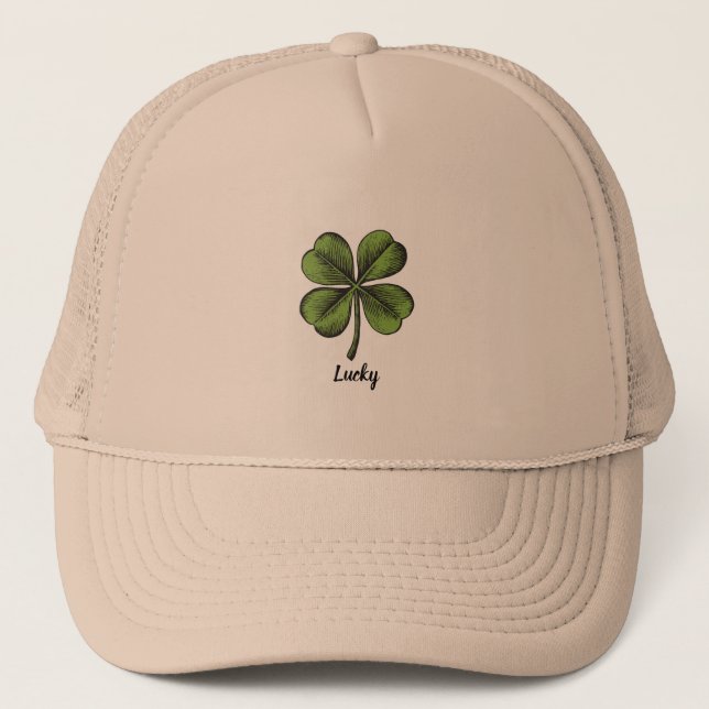 Lucky Trucker Hat Truckerkappe (Vorderseite)