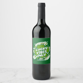 Lucky Vibes Only – Saint Patrick’s Day 2026 Weinetikett