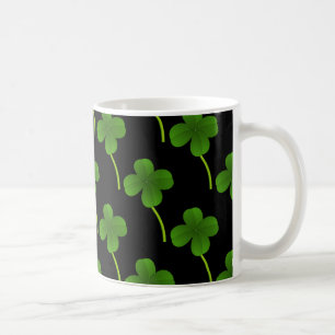 Lucky Vier-Leaf-Kleber Kaffeetasse
