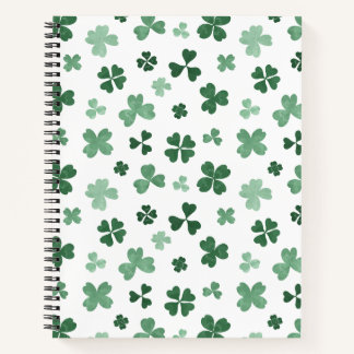Lucky Vier-Leaf-Muster-Notebook Notizbuch