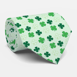 Lucky Vierblättriges Kleeblatt Neck Tie Krawatte