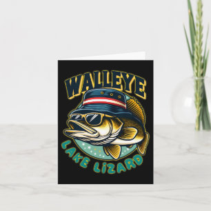 Lucky Walleye Lake Lizard Fischen Karte