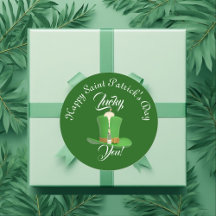 Lucky You Champagne Hat Happy Saint Patricks Day 
