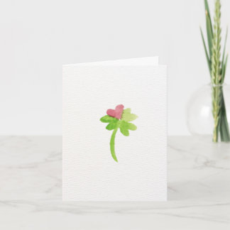 Lucky You're Mine Valentine's Day Card Dankeskarte