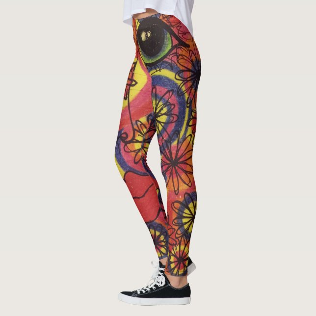 LuckyPen Kunst-Leggings Leggings (Links)
