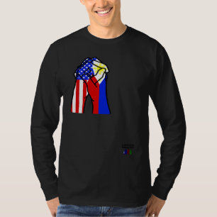 Lucmarty Händchen halten Filipino Amerikaner USA P T-Shirt
