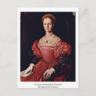 Lucrezia Panciatichi Porträt von Angelo Bronzino Postkarte
