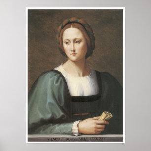 Lucrezia Sommaria, 1530 Portrait einer Lady Poster