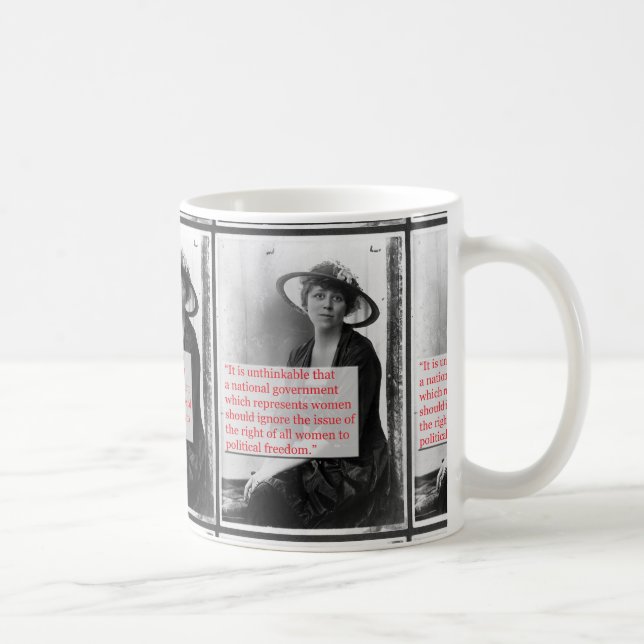 Lucy brennt Suffragist Kaffeetasse (Rechts)