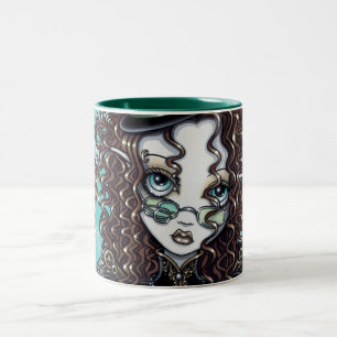 "Lucy" Dampf-Punkluft-Ballon-feenhafte Kunst-Tasse Zweifarbige Tasse