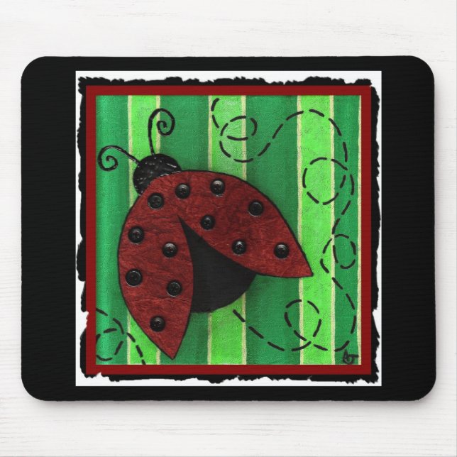 Lucy der Marienkäfer - mousepad (Vorne)