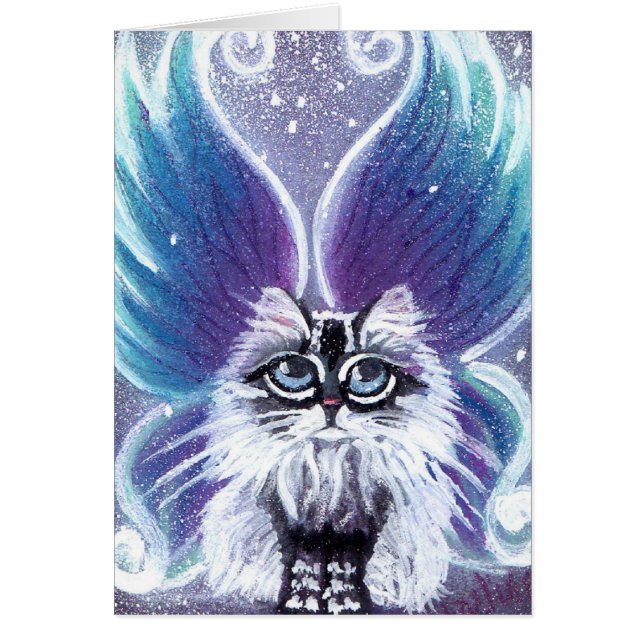 Lucy Fairy Cat Card (Vorne)