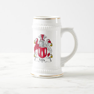 Lucy-Familienwappen Bierglas