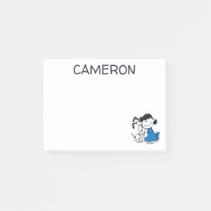 Lucy Hugging Snoopy Post-it Klebezettel