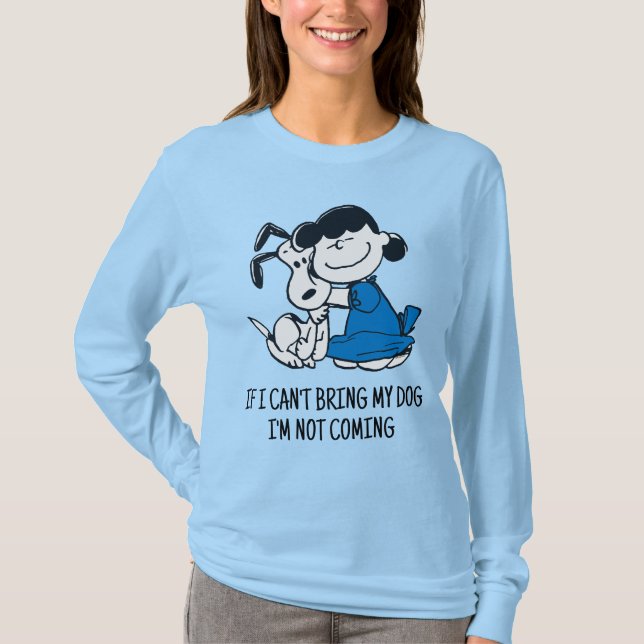 Lucy Hugging Snoopy T-Shirt (Vorderseite)