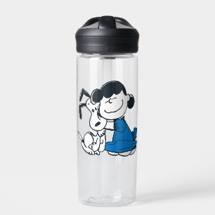 Lucy Hugging Snoopy Trinkflasche
