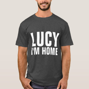 LUCY I BIN ZUHAUSE, Herren Vintage T - Shirt