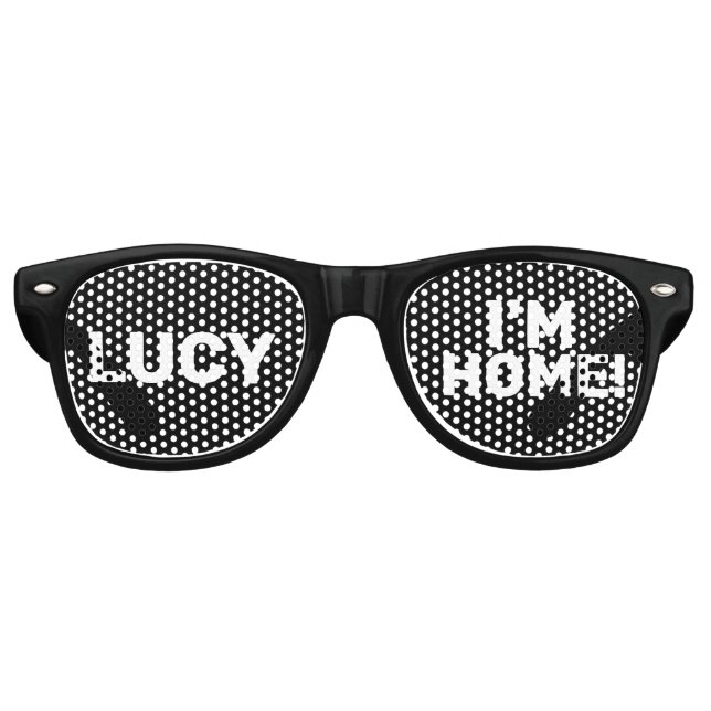 LUCY JE SUIS À LA MAISON ! FUNNY RETRO LUNETTES DE (Devant)