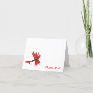 Lucy Keepmovin Faltkarte Horizontal Dankeskarte