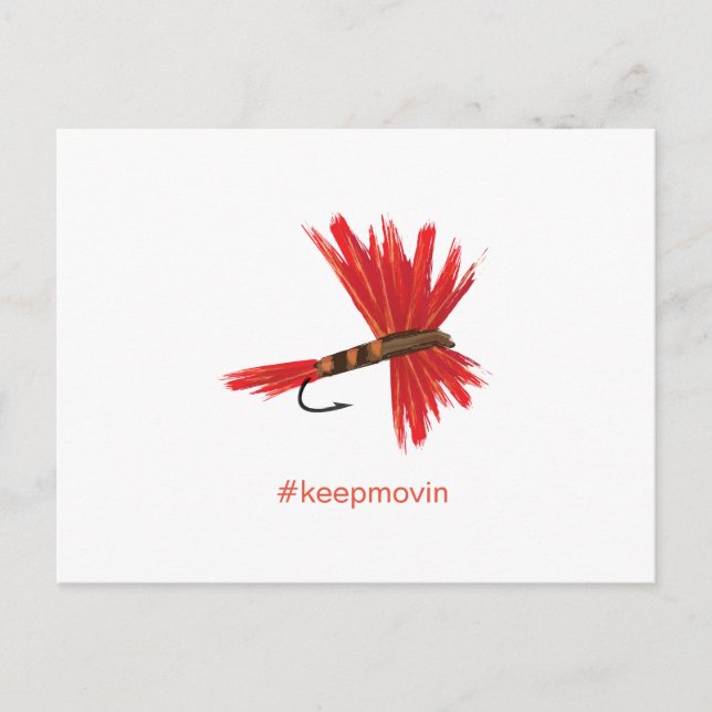 Lucy Keepmovin Postcard Postkarte (Vorderseite)